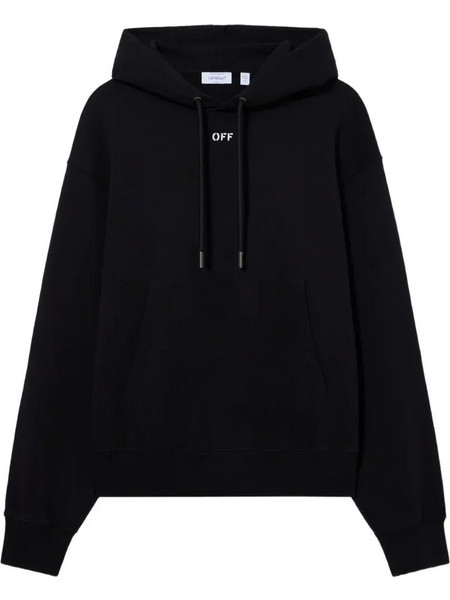 OFF WHITE INDUSTRIAL HALF ARROW REGULAR HOODIE ΦΟΥΤΕΡ 44MBB12NF26F003001-BLACK