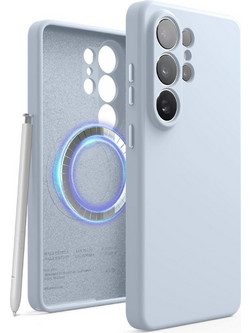 Θήκη Samsung Galaxy S26 Ultra Elago Magnetic Silicone Case Premium Σιλικόνης με MagSafe - Light Blue (EGS26MSSC69-LBL)
