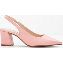 Γόβες slingback με τετράγωνο τακούνι