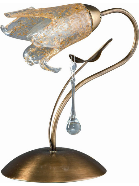 Arkolight 1179-21 Πορτατίφ E14 Bronze Χρυσό Φ24xΥ27cm