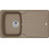 Franke Αntea AZG 611-86 Oyster Ένθετος Νεροχύτης Γρανίτη Αντιστρεφόμενος 86x50cm