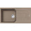 Franke Urban UBG 611-100 Oyster Ένθετος Νεροχύτης Γρανίτη Αντιστρεφόμενος 100x50cm