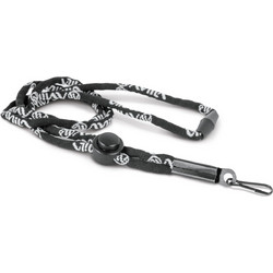 Amila Κορδόνι Ασφαλείας Σφυρίχτρας Whistle Lanyard - Μαύρο (44066) Μαύρο
