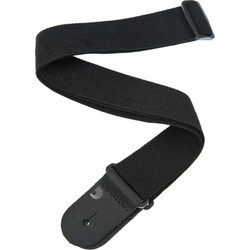 PWS100 D Addario Polypropylene Guitar Strap, Black
