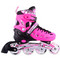 Αθλοπαιδιά Inline Αυξομειούμενα Rollers Μαύρα Ροζ 3K 2.10305