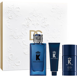 Dolce & Gabbana K by Dolce & Gabbana Eau de Parfum 100ml + After Shave Balm 50ml + Shower Gel 50ml
