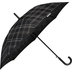 HUGO BOSS HUN624A Ομπρέλα Checkered Black Umbrella