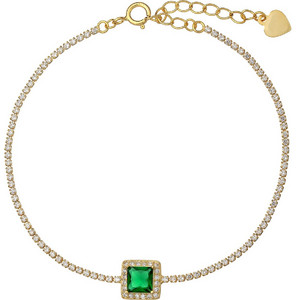 Prince Silvero Γυναικείο Βραχιόλι Ριβιέρα Ασήμι 3A-br629-3E Prince Silvero Γυναικείο Βραχιόλι Ριβιέρα Ασήμι 3A-br629-3E