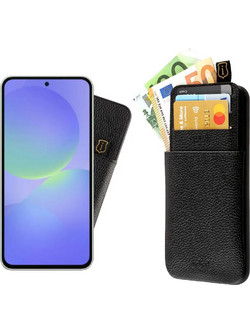 IDOL 1991 ΘΗΚΗ SAMSUNG A36 5G A366 6.7" ANTI-RFID LEATHER SMART WALLET CAMERA GUARD BLACK