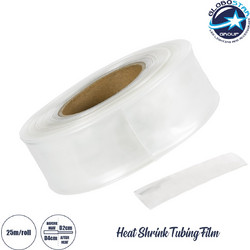 GLOBOSTAR(R) SHRINKTUBE 79970 Θερμοσυστελλόμενο Μακαρόνι Στεγανοποίησης για Neon Flex LED Αδιάβροχο IP65 - Διάφανο - Μ2500 x Π4 x Υ4cm/Π2 x Υ2cm - Ρολό 25 Μέτρων