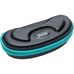 Zoggs Elite Goggles Case Black/Turquoise