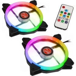 Raijintek Iris Rainbow RGB LED 140mm 2-Pack