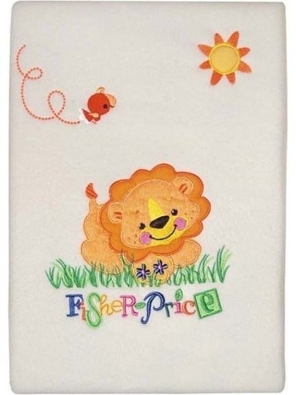Baby Oliver Des 203 Κουβέρτα Αγκαλιάς Fleece 80x110 Λευκή