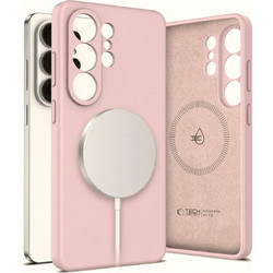 Tech-Protect Silicone Magsafe Back Cover Pink Pearl (Samsung Galaxy S26 Ultra)
