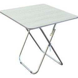 Τραπέζι πτυσσόμενο τετράγωνο 70x70x70cm Μπεζ