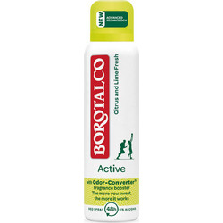 Borotalco Active Citrus & Lime Fresh Αποσμητικό Spray 48h 150ml