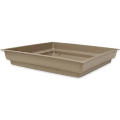 Πιάτο τετρ. 30X30X3,6 εκ. SPICY BROWN (για CITY square 40) - Plastona