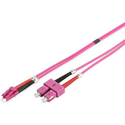 Digitus LC-SC Καλώδιο Οπτικής Ίνας 2m Purple