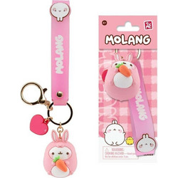 Molang: Animal Costume Series - Bunny Molang Μπρελόκ με Βραχιόλι