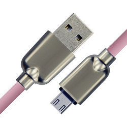 CABLETIME καλώδιο micro USB σε USB CT-PE32-ZFMC, 2A, 480Mbps, 1m, ροζ 5210131159316