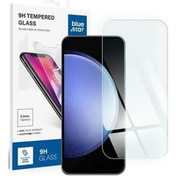 TEMPERED GLASS BLUE STAR FOR SAMSUNG GALAXY S25 ULTRA FULL FACE (FULL GLUE/CASE FRIENDLY) BLACK