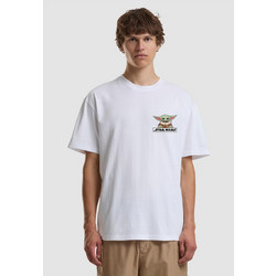 Star Wars Mandalorian Anime Loose Tee white