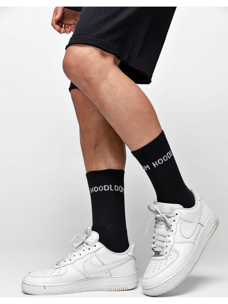 Hoodloom HL Ανδρικές Κάλτσες Μαύρες