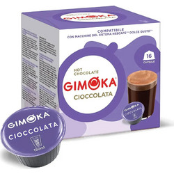 Gimoka Κάψουλες Espresso Cioccolata Συμβατές με Μηχανή Dolce Gusto 16τμχ