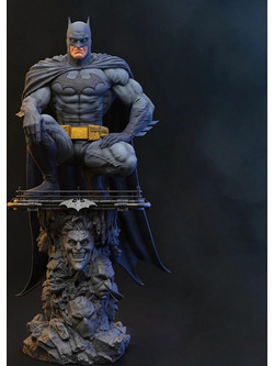 Φιγούρα Batman on Viallin Base 3D 3D εκτυπωμένη