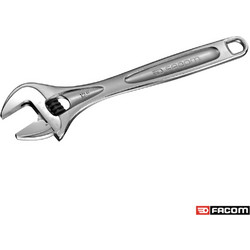 Facom 113A.12C - Γαλλικό Κλειδί 12" Χρωμιωμένο 306mm με Άνοιγμα Σιαγόνων έως 34mm