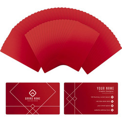 xTool Metal Business Cards, 60 Pcs, Red
