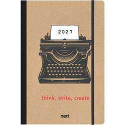 Next ημερολόγιο 2027 Trends Typing ημερήσιο flexi με λάστιχο 12x17εκ. Με σχέδια
