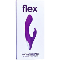 Loving Joy Flex Silicone Δονητής Rabbit 20cm Μωβ