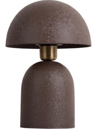 Leitmotiv Boaz Επιτραπέζιο Φωτιστικό Μεταλλικό O21x30 I Chocolate Brown