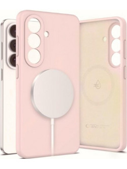 Tech-Protect Silicone MagSafe Back Cover Pink Pearl (Samsung Galaxy S26)