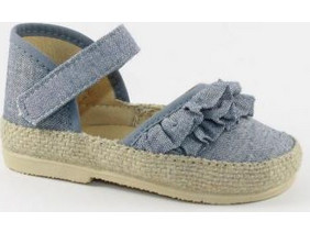 Εσπαντρίγιες Vul Ladi 1501-706-JEANS Τζίν εσπαντρίγιες μπαρέτες Vul ladi