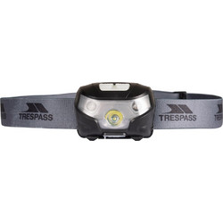 Trespass Φακός κεφαλής Rechargeable Bazan Head Torch UUACMITR0227-BLK