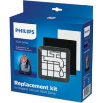 ΦΙΛΤΡΟ ΣΚΟΥΠΑΣ PHILIPS XV1220/01 SET 3τμχ Αντιαλλεργικό φίλτρο και πλενόμενο φίλτρο μοτέρ