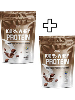 Elit Nutrition 100% Whey Protein 900g Vanilla Ice Cream & Elit Nutrition 100% Whey Protein 900g Milk Chocolate Custom Bundle