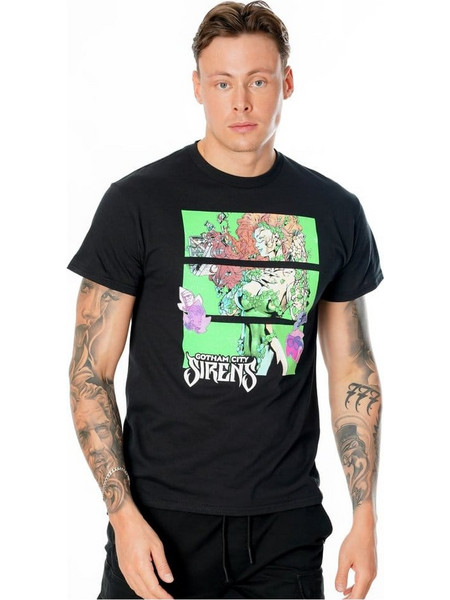 Gotham City Sirens T-Shirt Poison Ivy Sirens Cash Black Size L