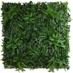 Premium Πάνελ Φυλλώματος 100x100cm Μέντα για Τοίχο & Φράχτη - Showood