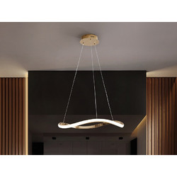 Φωτιστικό LED Naos Rose Gold Μονό Δαχτυλίδι D60 Ροζ χρυσό