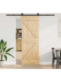 vidaXL Πόρτα Εσωτερική Συρόμενη Ξύλινη 70x210cm 3445221