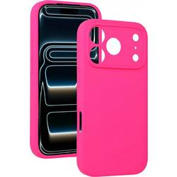 Forcell iPhone 17 Pro Max / 18 Pro Max Soft Touch Θήκη Σιλικόνης - Fuchsia
