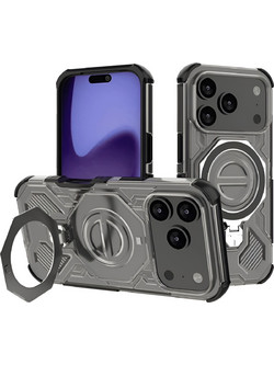 Techsuit Carbon Shield Pro Θήκη Smoke Black (iPhone 17 Pro)
