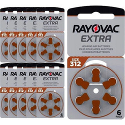 Rayovac Extra Advanced 312 60τμχ