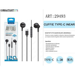 Newtop CF16 Handsfree Earbud USB-C Black