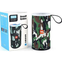 T&G TG-512 Ηχείο Bluetooth 10W με Ραδιόφωνο Χακί