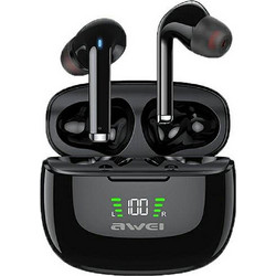 Awei TWS TA8 Ακουστικά Bluetooth In Ear Black