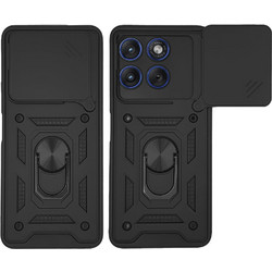 Sonique Ring Armor CamPro Θήκη Μαύρο (Motorola Edge 70 5G)